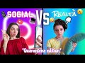 SOCIAL📱 VS REALTÀ😜 in quarantena |LO|🍓 *DIVERTENTE*😂