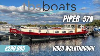 2019 Piper 57N Dutch Barge - Walk Through Video