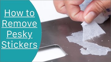 Quick Tip - How to remove price tag stickers quick & easy