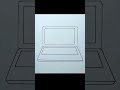Laptop drawing/How to draw   laptop computer#shorts