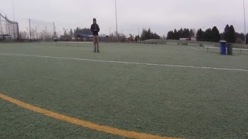 Flying Hoverthings.com Flip FPV Quadcopter with GoPro HD Hero