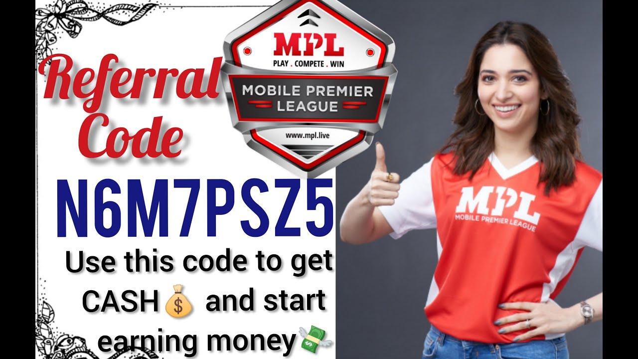 MPL referral code. Mpl coupon code. Play games earn money .MPL refer code. Promo code . Online games