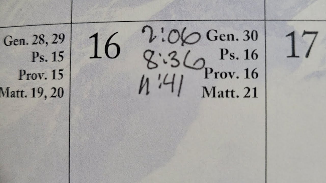 1.16.2026, Bible in a year