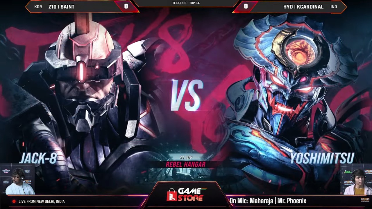 Z10 | SAINT 🇰🇷 (Jack-8) vs HYD | KCARDINAL 🇮🇳 (Yoshimitsu