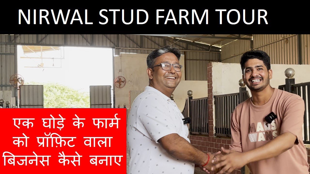 КАК СДЕЛАТЬ КОННУЮ ФЕРМУ ПРИБЫЛЬНЫМ БИЗНЕСОМ || ТУР НА КОННЫЙ ЗАВОД НИРВАЛ || САУРАБХ СИНГХ||9457...