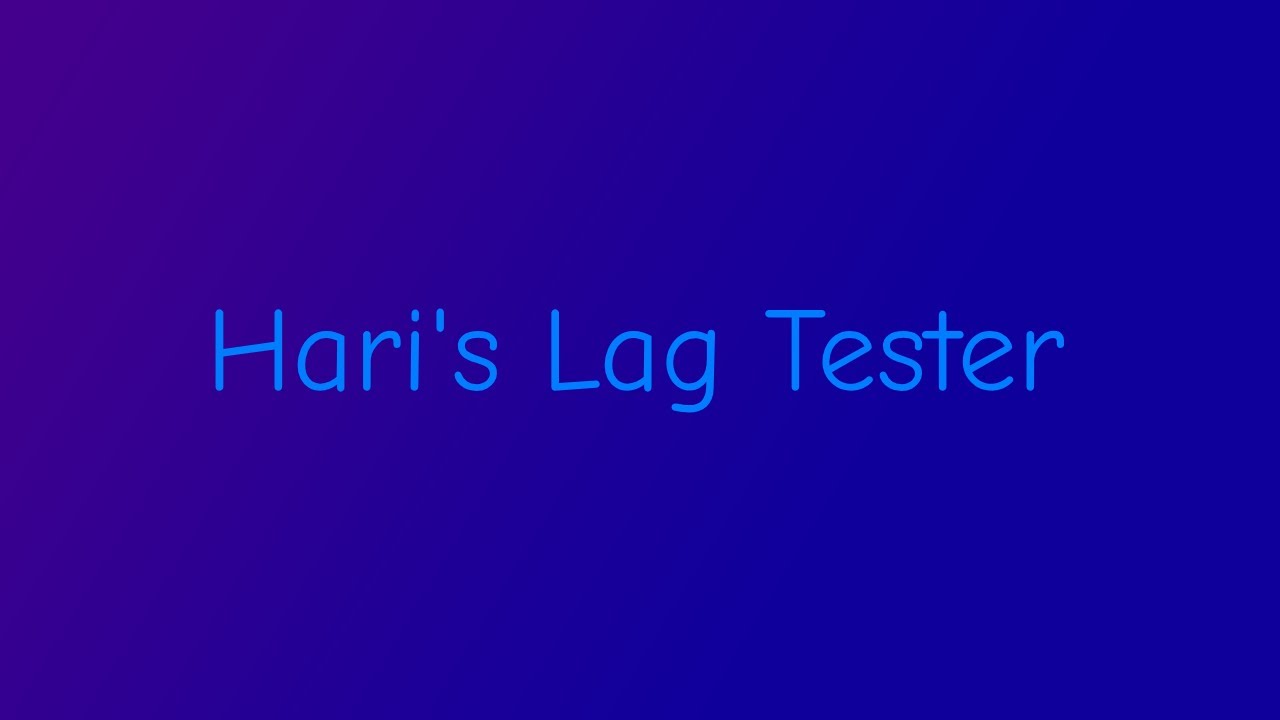  blackmidi hari s lag tester youtube