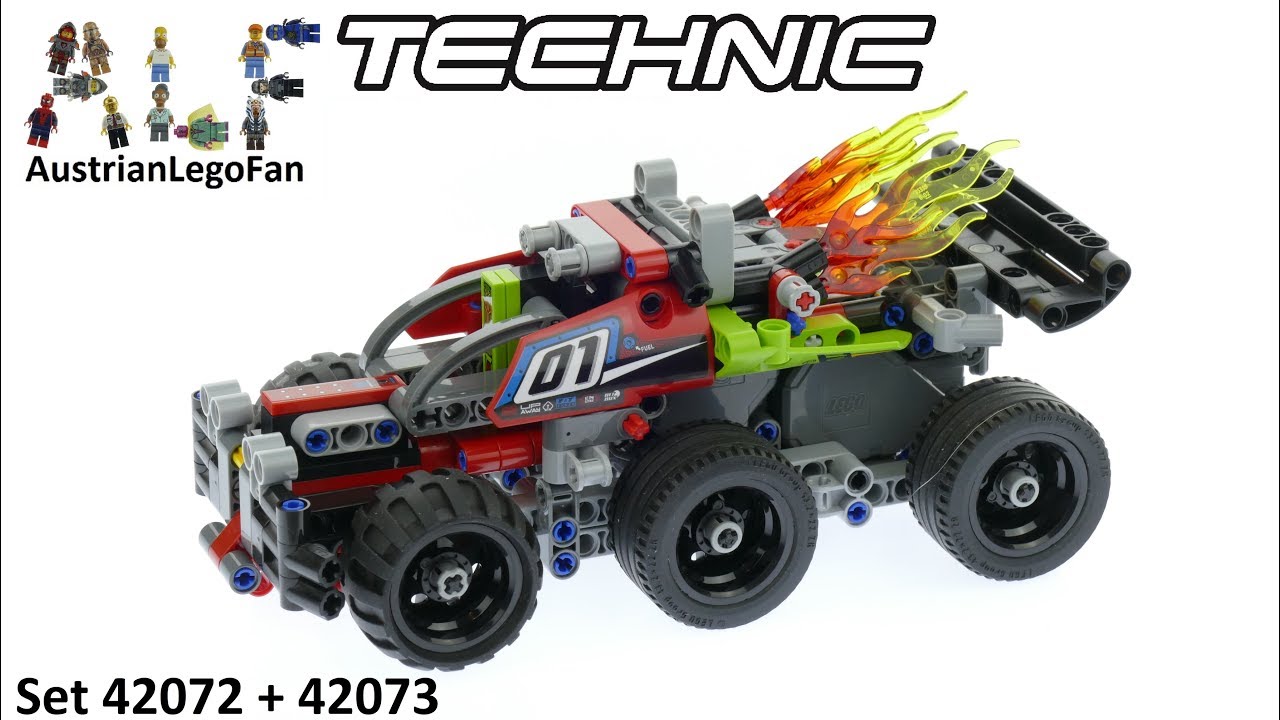 Lego Technic 42072+42073 Whack! ´n´ Bash! - Lego Speed Build Review -  YouTube