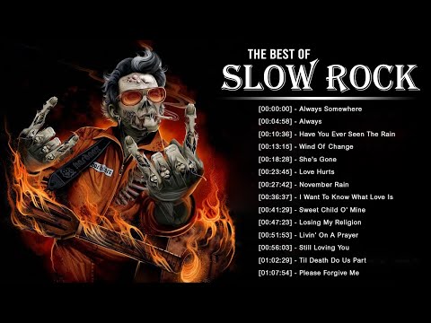 Bon Jovi, Scorpions, Guns N' Roses, Eric Clapton - Slow Rock Songs - Slow Rock Ballads - #RockCat57