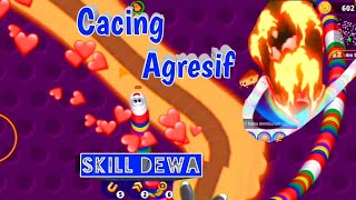Cacing Agresif Skill Dewa ll Worms Zone.io screenshot 5