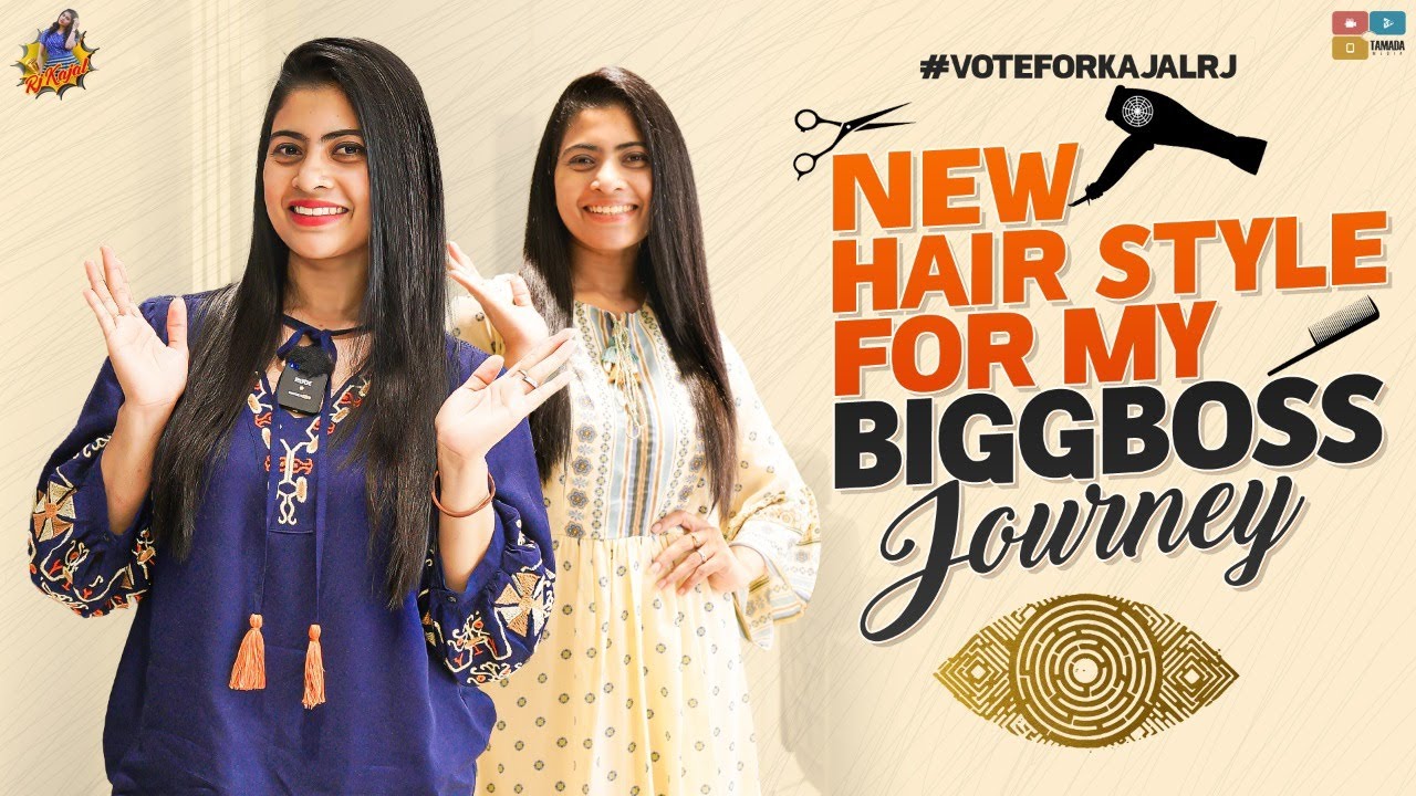 New Hair style for my Biggboss Journey  || RJ Kajal  || Bigg Boss 5 Kajal || Tamada media