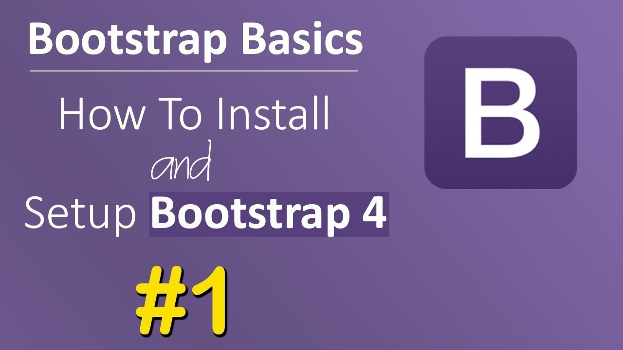 bootstrap 4 cdn  2022 Update  Bootstrap 4 Tutorial [#1] Introduction \u0026 installation [Manual \u0026 CDN] || Bootstrap 4 Beta 2017