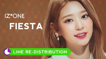 How should IZ*ONE sing FIESTA  ( Line Re-Distribution )