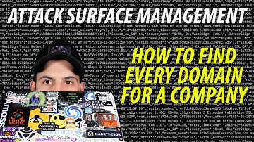 How To Find Every Domain For A Company // Attack Surface Management