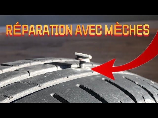 Comment faire la réparation d'un pneu avec une mèche ? Blog Mister-Auto
