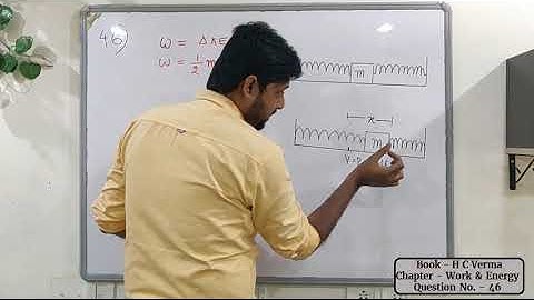 H C Verma - Work & Energy - Q 46