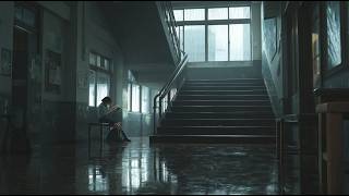 Cold Rainy Staircase After School | Deep Focus Ambience