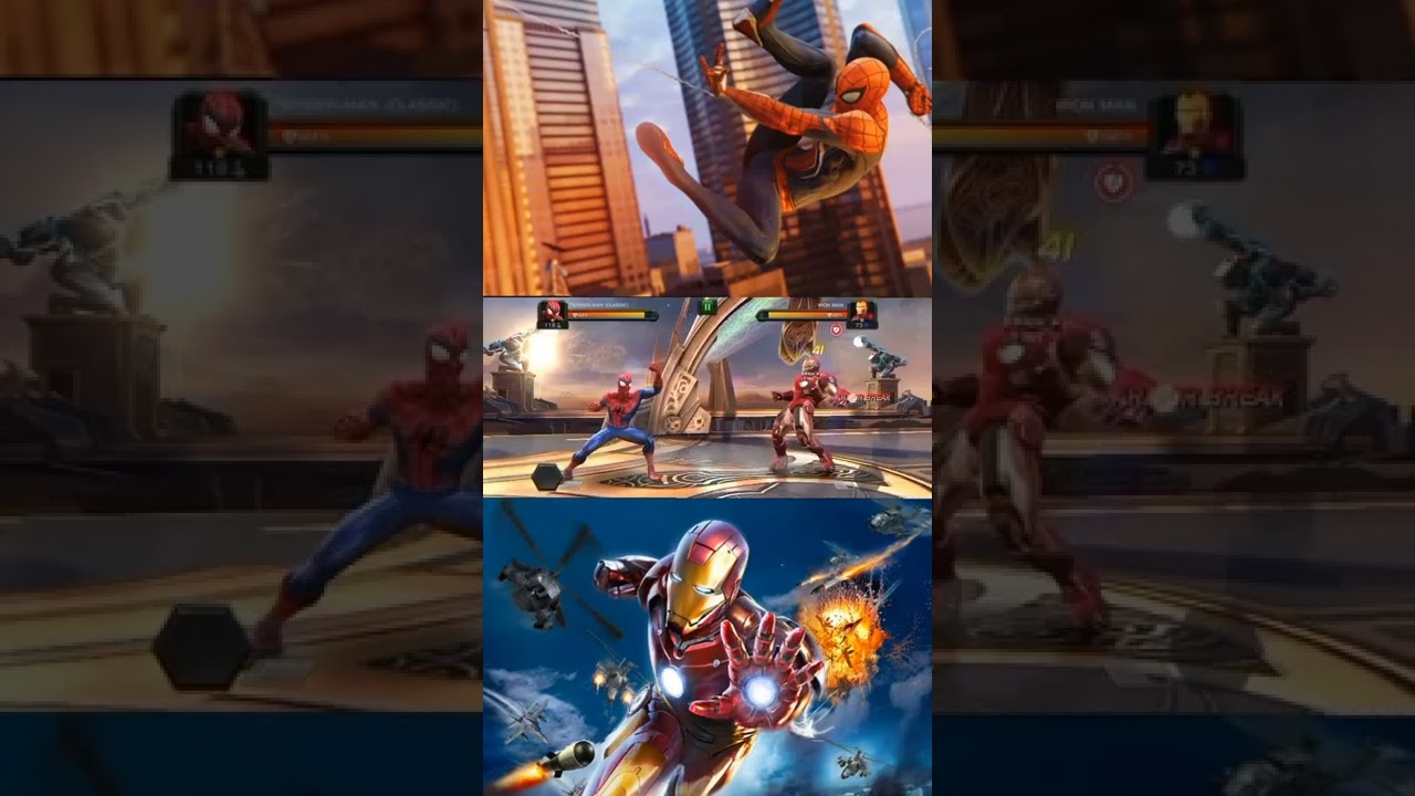 Spider man VS Iron man 