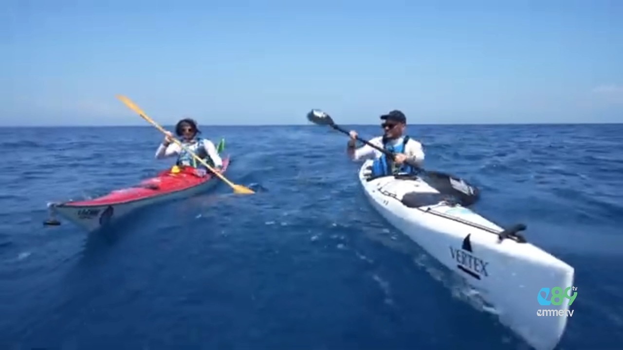 TG EMME. ibrosi cistica, torna "125 Miglia per un Respiro": Gattafoni sfida lo Stretto di Messina tr