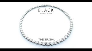 The Sirisha - Riviera Diamond Necklace - Black by Brian Gavin