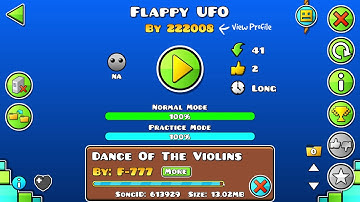 OLD SERIES | Geometry Dash "Flappy UFO" by me | 222008[GD]