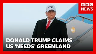 Download Lagu European military personnel arrive in Greenland as Trump says US ‘needs’ island | BBC News MP3