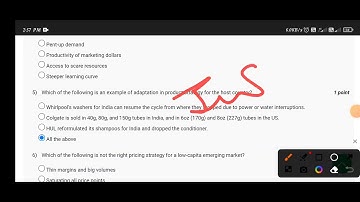 Global Marketing Management Assignment Quiz Week -8 (2024)