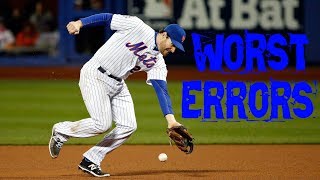 MLB: Worst Errors