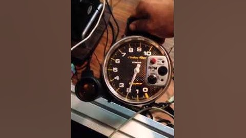 Arduino Rev Burner driving a tachometer.
