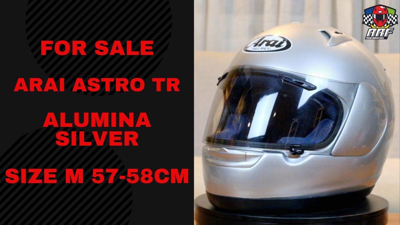 arai helmet astro tr [ SOLD ] ARAI ASTRO TR SILVER SIZE M