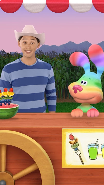 Find the color green with Farmer Josh! 🟢🍋‍🟩 | Blue's Clues & You! #Shorts