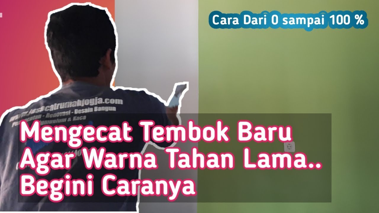  Cara  Mengecat  Tembok  Baru Ikuti langkah Ini Warna  Cat 