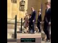 princess Charlotte leading the royal family to church with a  wave and smile