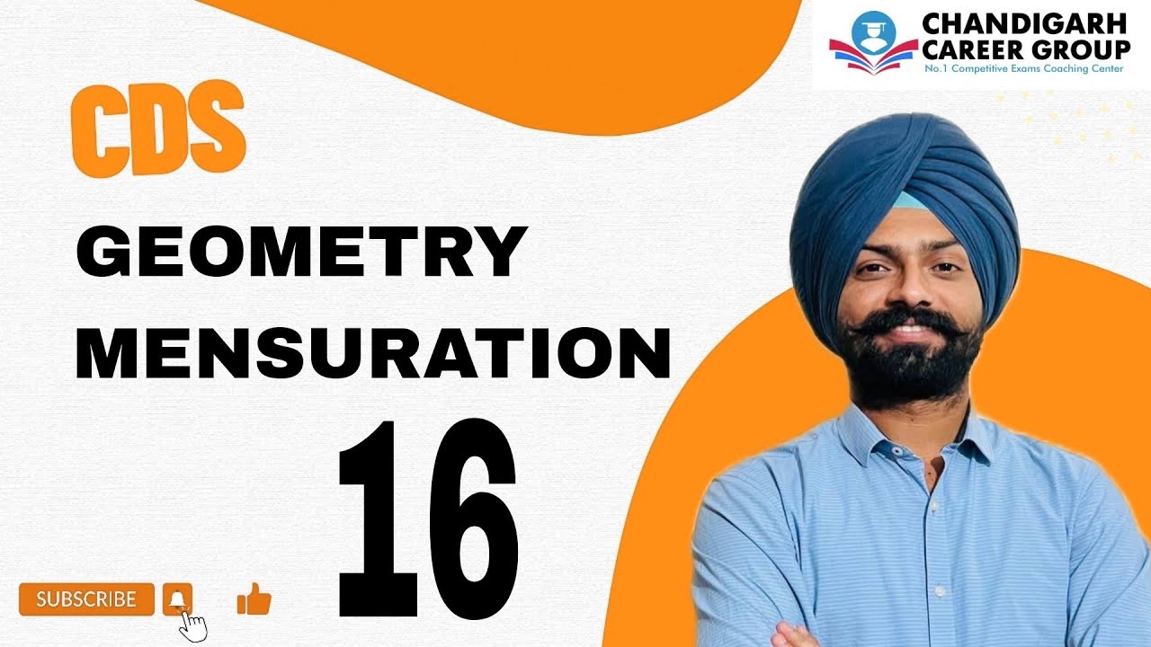 Geometry and mensuration class 16 for CDS by Sandeep Brar