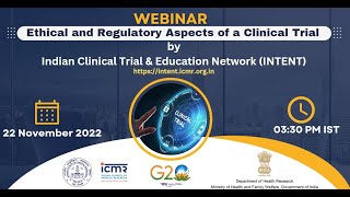 ICMR Webinar on Ethical and Regulatory Aspects of a Clinical Trial