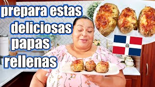 PREPARA ESTAS DELICOSAS PAPAS RELLENAS