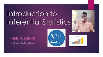 Introduction to Inferential Statistics (part1of 2)