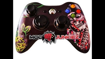 Opening Up Custom Imaged Xbox 360 Controller - Modjunkiez