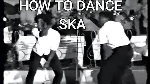 HOW TO DANCE SKA. VINTAGE VIDEO FROM THE 1960S.