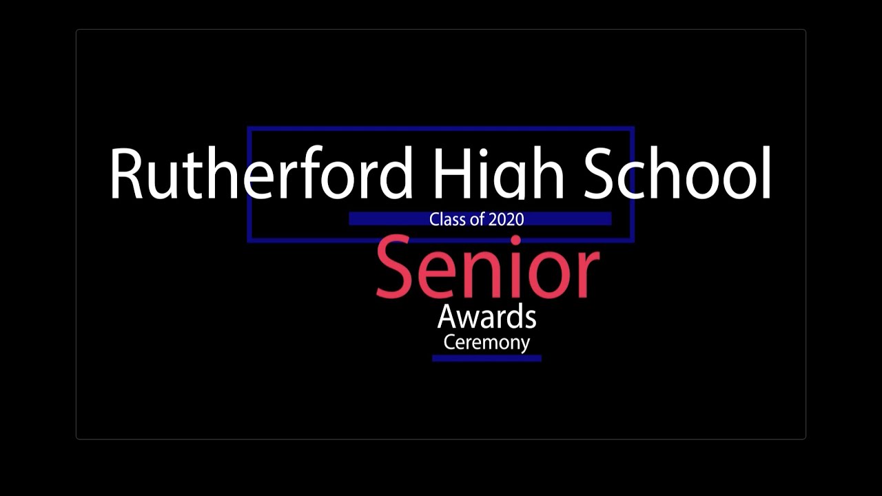 RHS Senior Awards Ceremony - Class of 2020 - YouTube