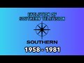 Evolution of southern television  1958  1981  icydude