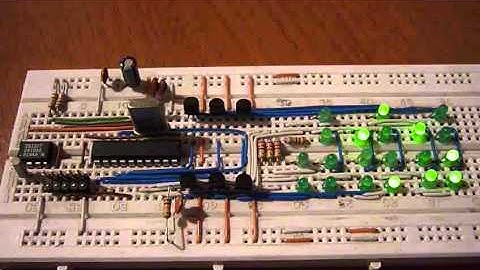 Binary Clock - Motorola HC08