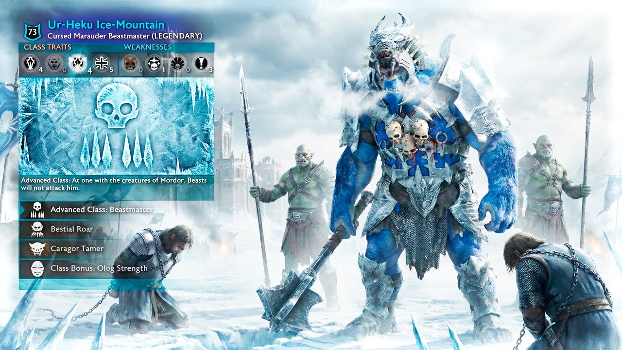 THE COOLEST TRANSFORMATION AS A REWARD FROM SAURON | SHADOW OF WAR — ICE-MOUNTAIN 👑