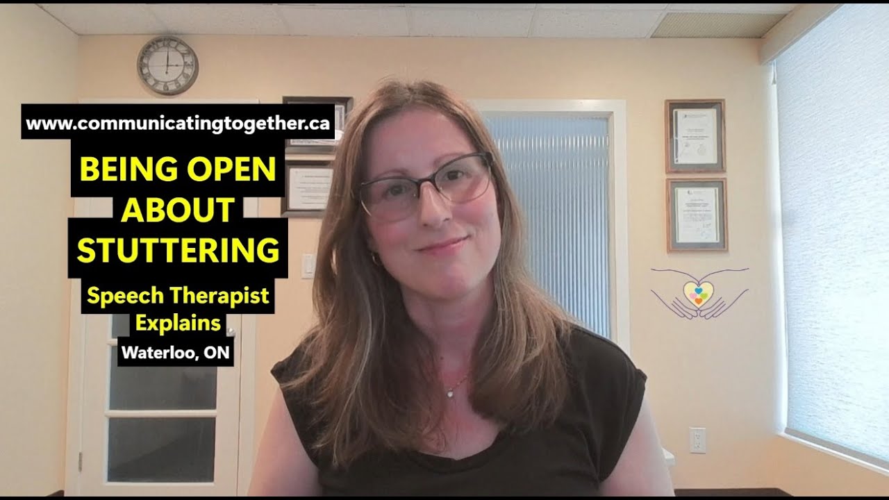BEING OPEN ABOUT STUTTERING: Speech Therapist Explains