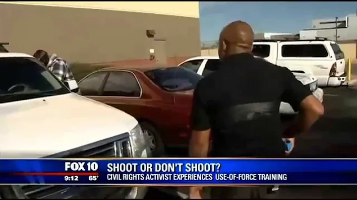 Activist critical of police undergoes use of force scenarios | FOX 10 News