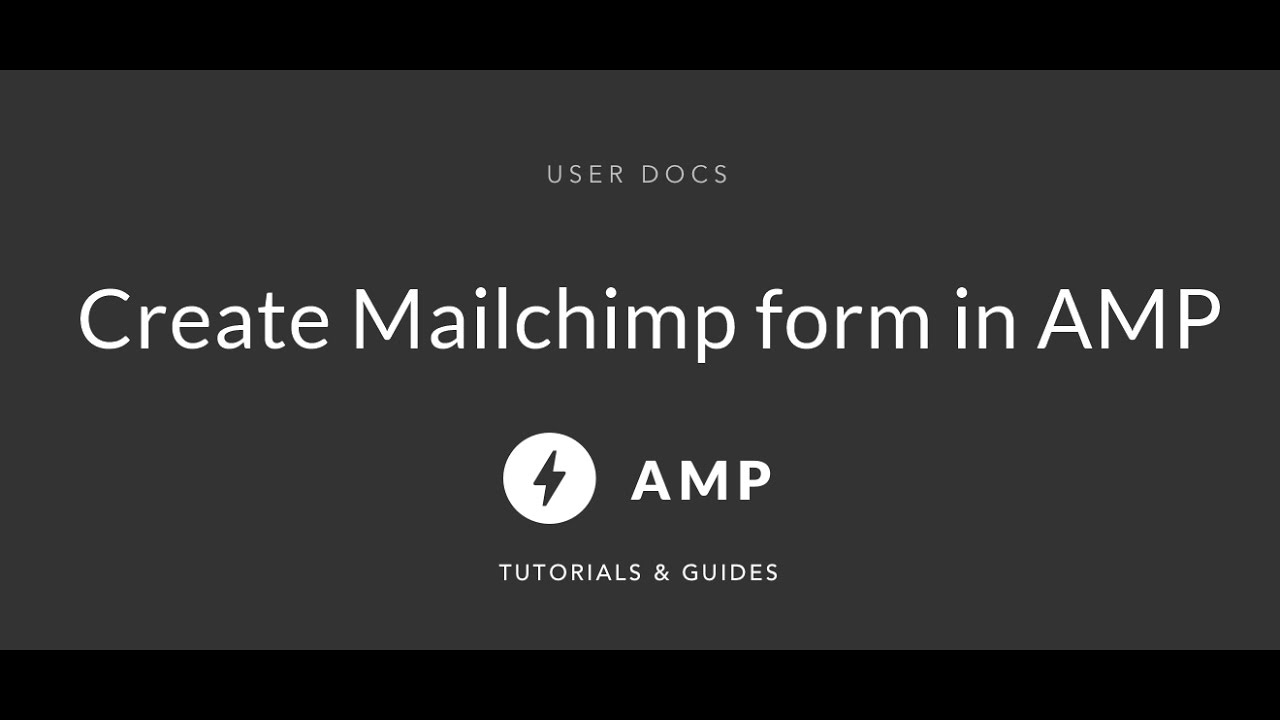 create-mailchimp-form-in-amp-youtube