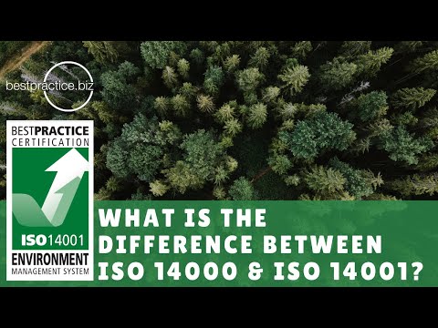 ვიდეო: რა განსხვავებაა ISO 14000-სა და ISO 14001-ს შორის?