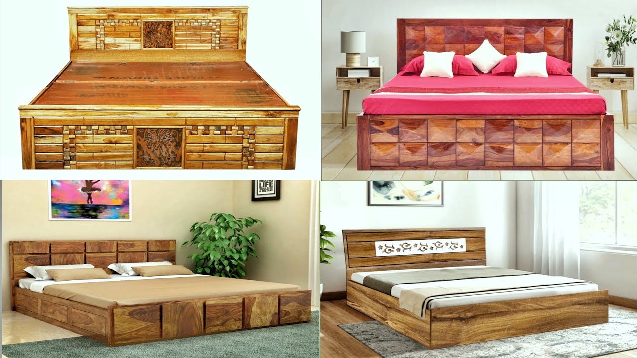Top 10+ Wooden Bed Design | Bed Design 2021 | Palang Design | Box ...