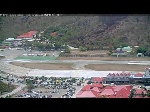 St-Barth.com Live Webcam - Avions au décollage