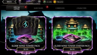 1st Elder Wind Tower Pack Opening + New Character Brutality Review - MK Mobile | Stryder Force