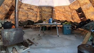 Оснащение зимней палатки УП-5